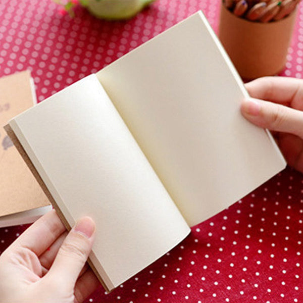 Small Blank Kraft Paper Sketchbook/Notebook