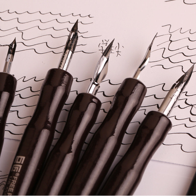 Japanese 5 Shaft 5 Nib Dip Pen set, Professional Comics Tools – Shop Art  Supplies