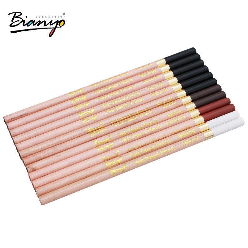 12 pcs/set Bianyo Soft Pastel Pencils – Shop Art Supplies