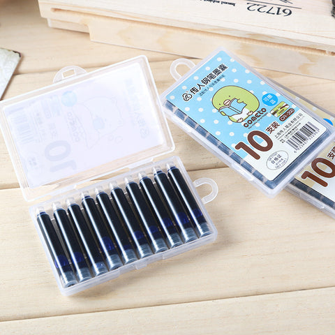 10pcs Blue Ink Cartridges