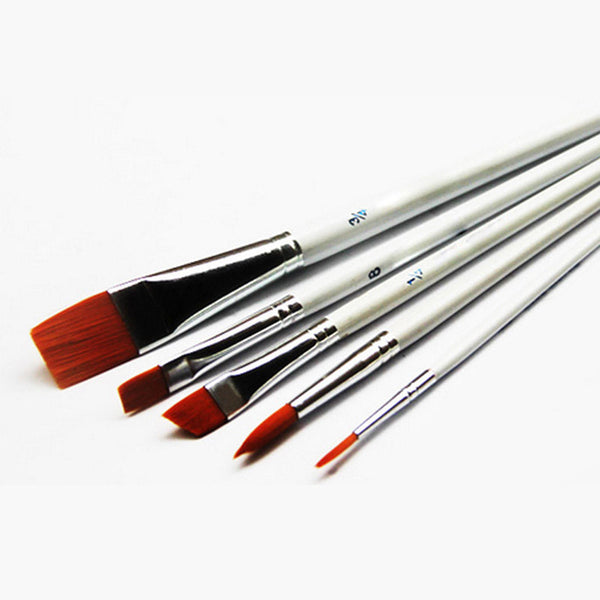 6pcs/set Nylon Hair Acrylic Brushes